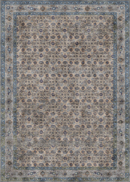 alto nodo 6601-Herati2 - handgefertigter Teppich,  tibetisch (Indien), 100 Knoten Qualität